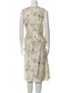 Alexander McQueen Silk Midi Length Dress