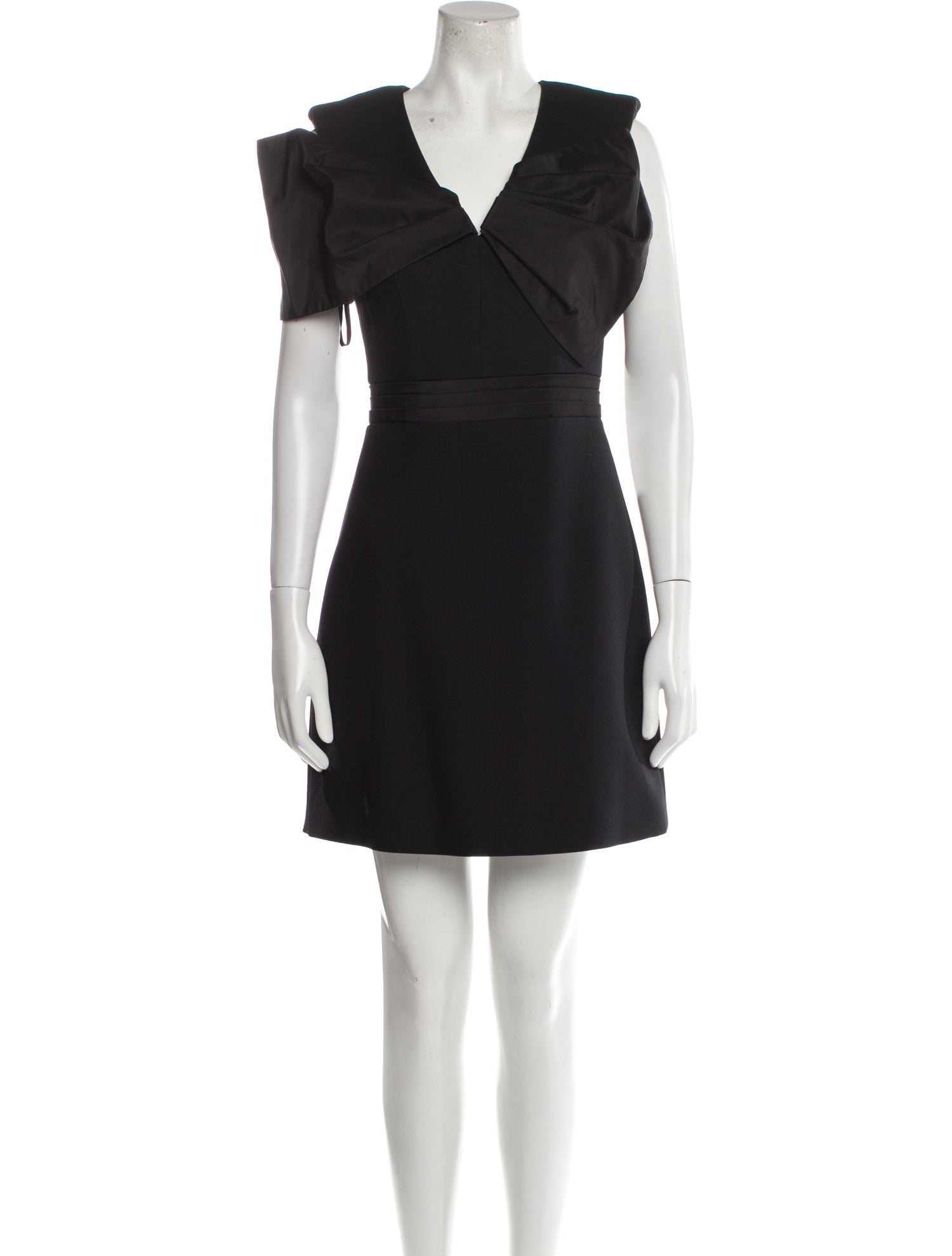 Alexander McQueen V-Neck Mini Dress