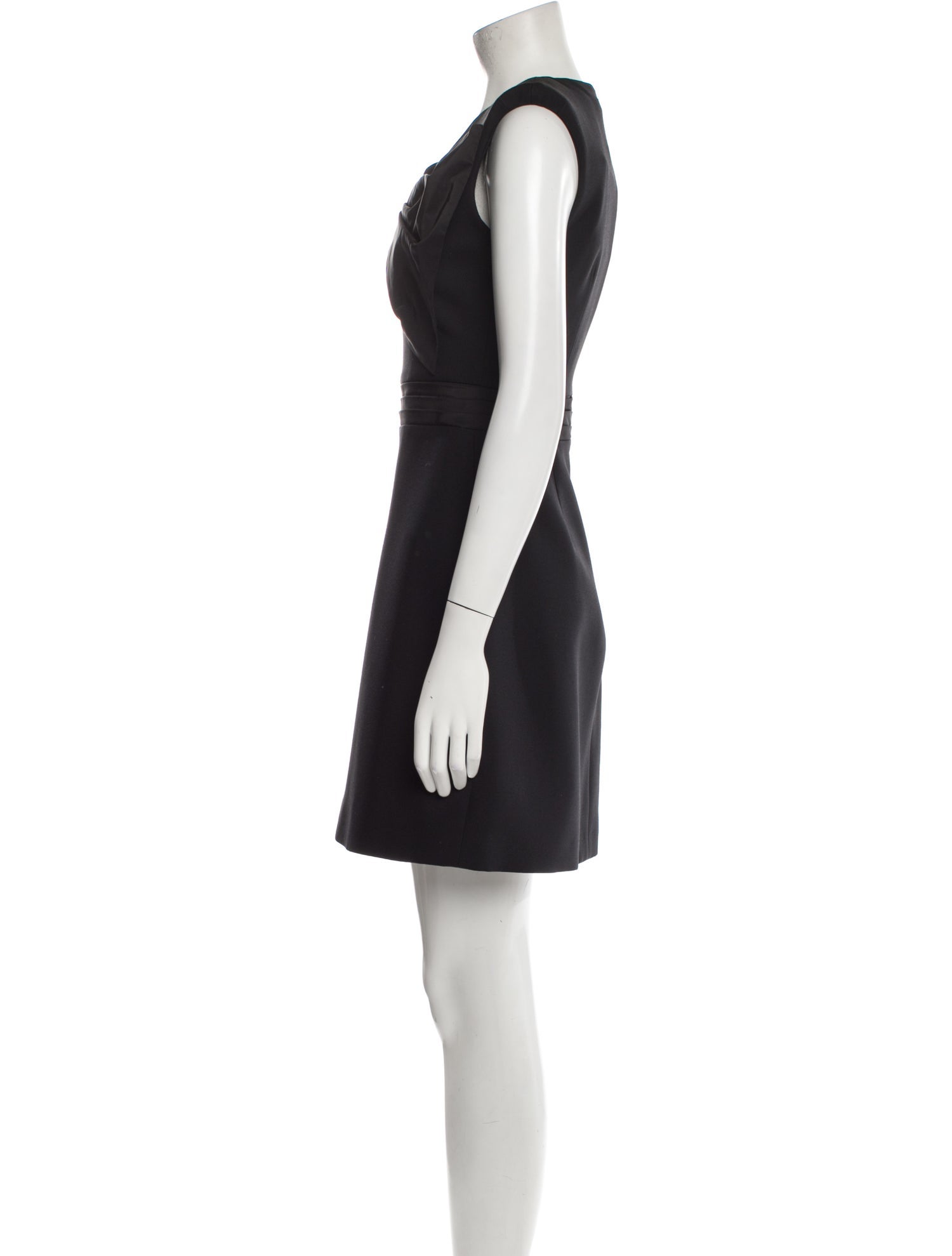 Alexander McQueen V-Neck Mini Dress