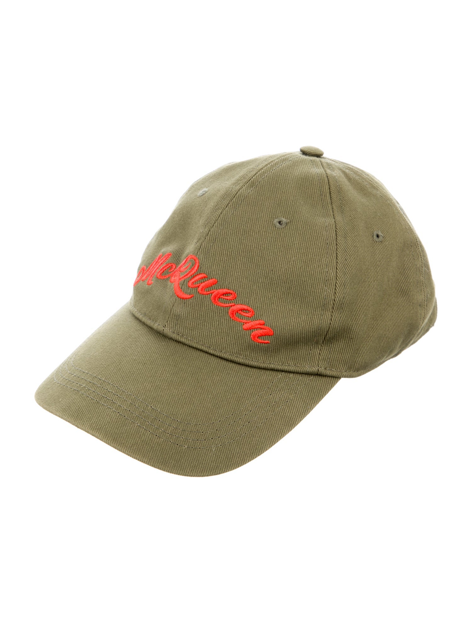 Alexander McQueen Cursive Name Baseball Cap