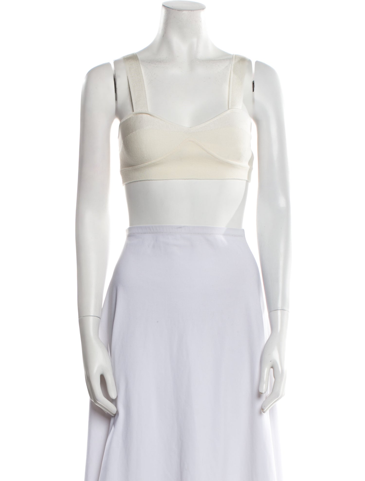 Alexander McQueen V-Neck Sleeveless Crop Top w/ Tags