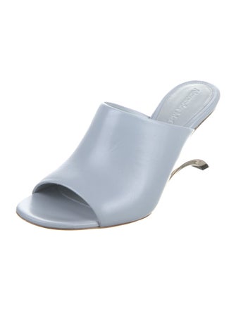 Alexander McQueen Leather Slides