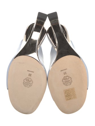 Alexander McQueen Leather Slides