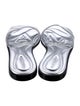 Alexander McQueen Leather Printed Slides