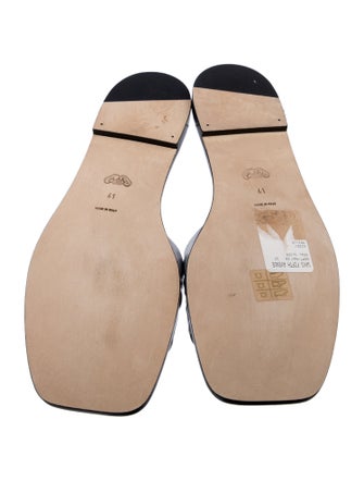Alexander McQueen Leather Printed Slides