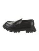 Alexander McQueen Leather Scalloped Accent Loafers