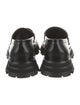 Alexander McQueen Leather Scalloped Accent Loafers