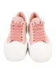 Alexander McQueen Canvas Colorblock Pattern Sneakers