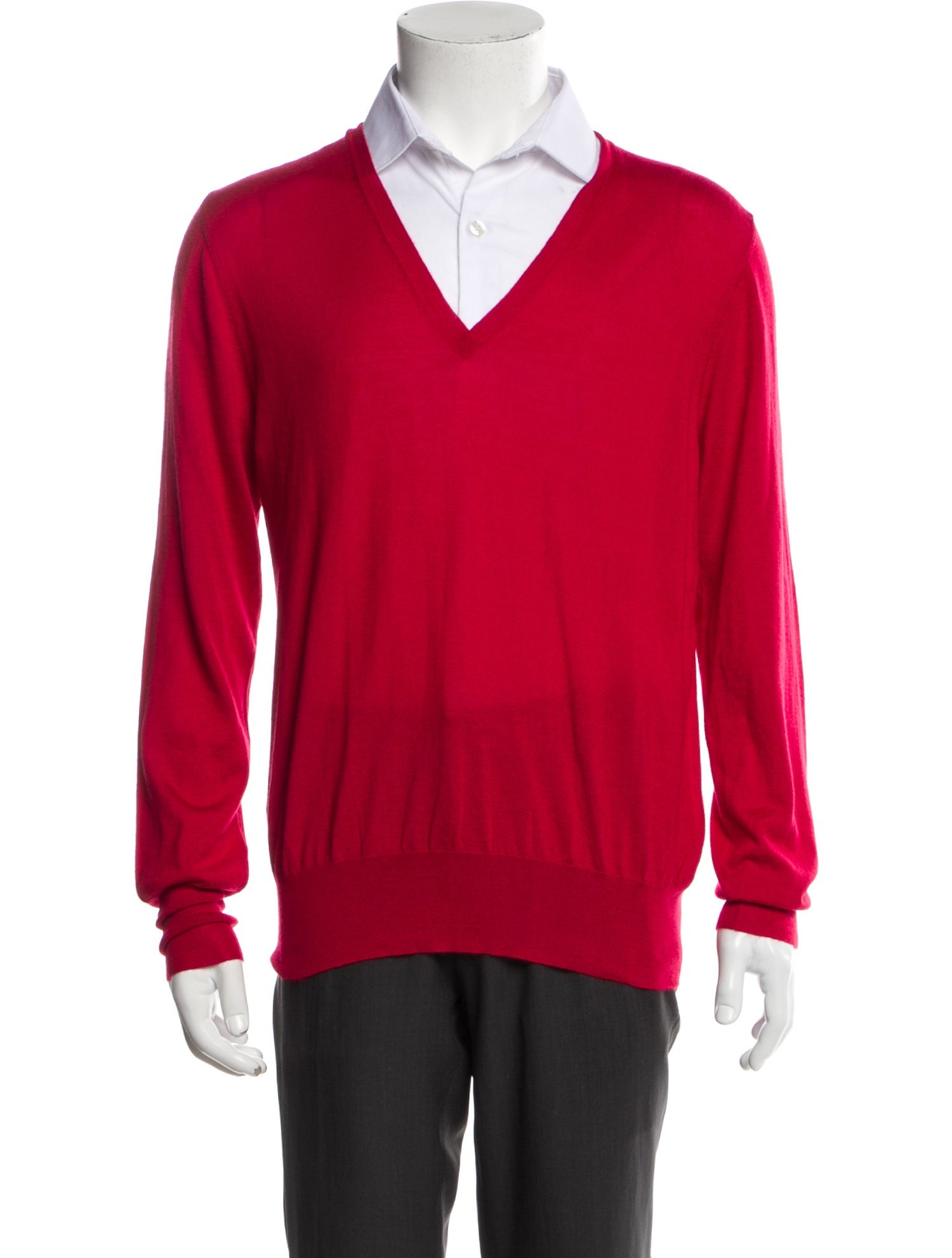 Alexander McQueen Cashmere V-Neck Pullover w/ Tags