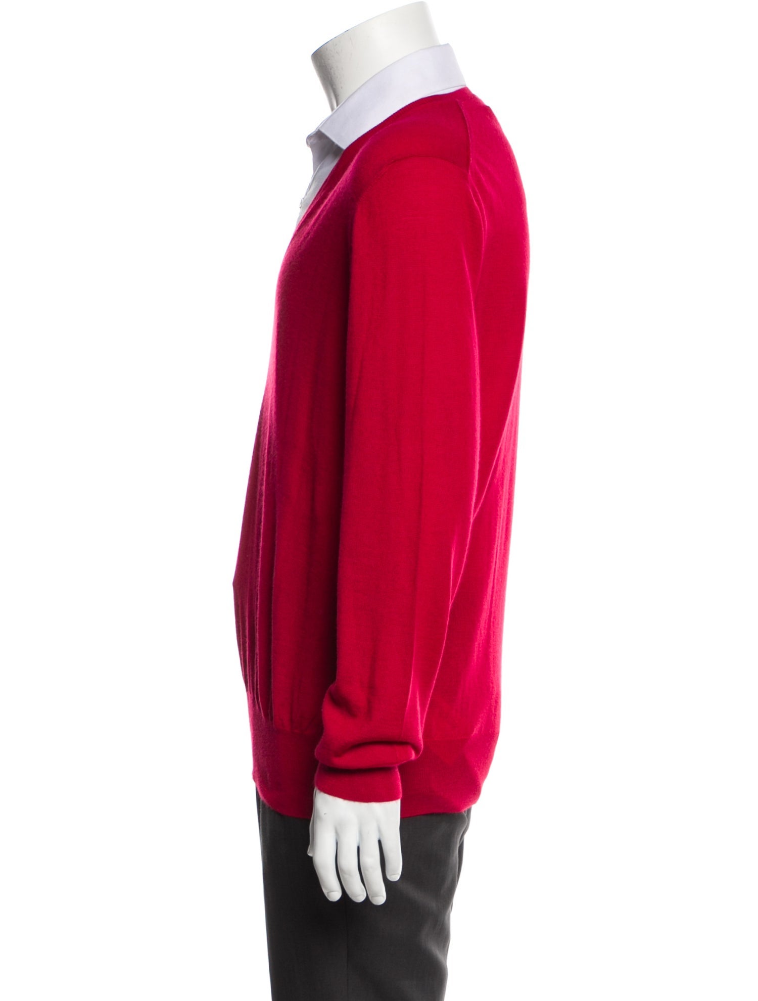 Alexander McQueen Cashmere V-Neck Pullover w/ Tags