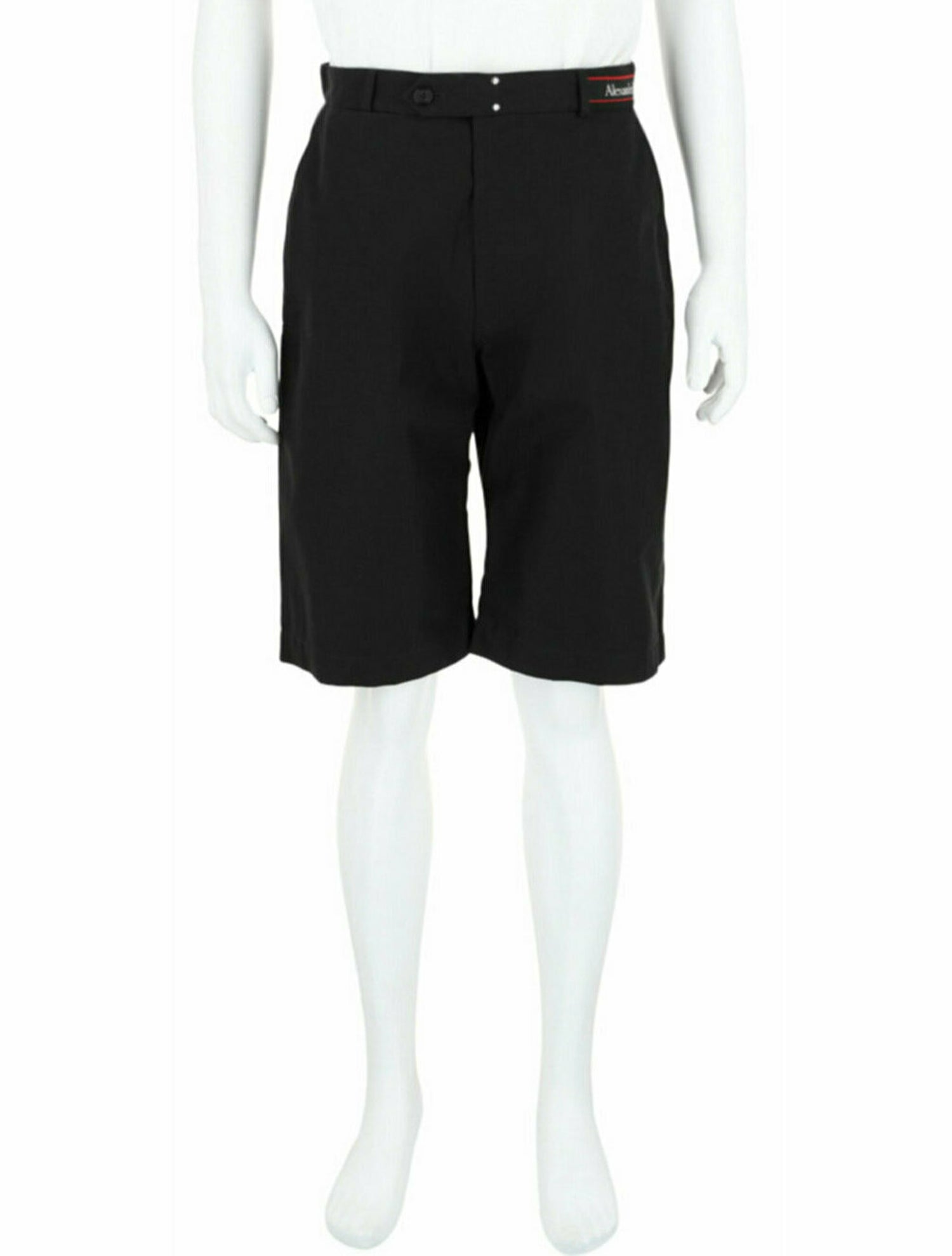 Alexander McQueen Graphic Print Shorts w/ Tags Black Shorts, Clothing