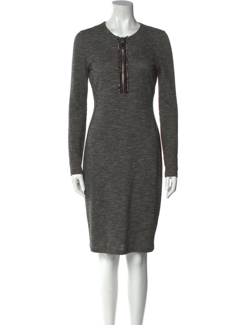 Alexander McQueen Wool Knee-Length Dress