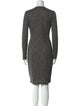 Alexander McQueen Wool Knee-Length Dress