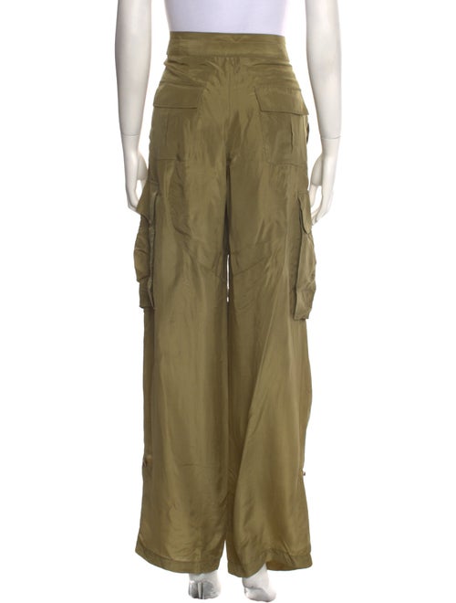 Alexander McQueen Silk Wide Leg Pants