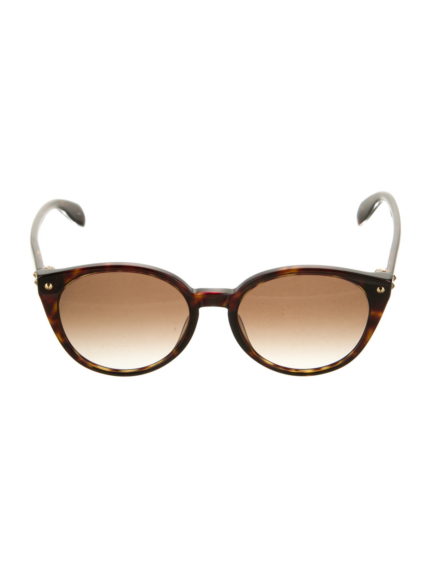 Alexander McQueen Round Gradient Sunglasses w/ Tags