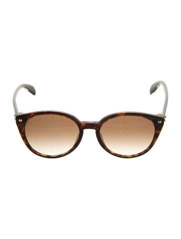 Alexander McQueen Sunglasses Round Gradient