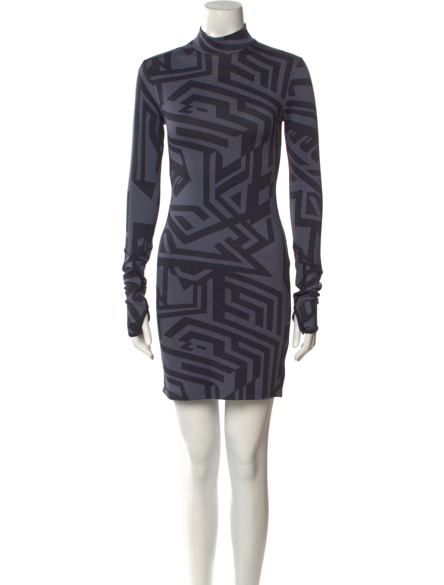 McQ Alexander McQueen Printed Mini Dress