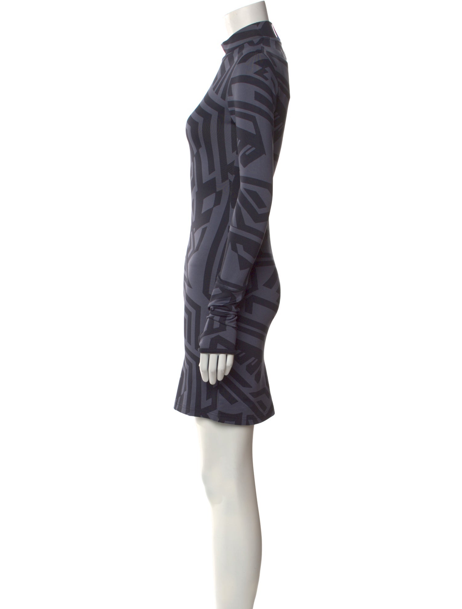 McQ Alexander McQueen Printed Mini Dress