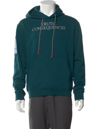 Alexander McQueen Graphic Print Crew Neck Hoodie