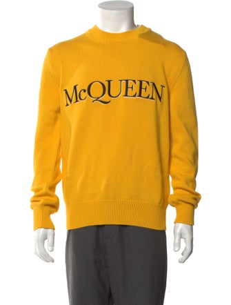 Alexander McQueen Graphic Print Crew Neck Pullover