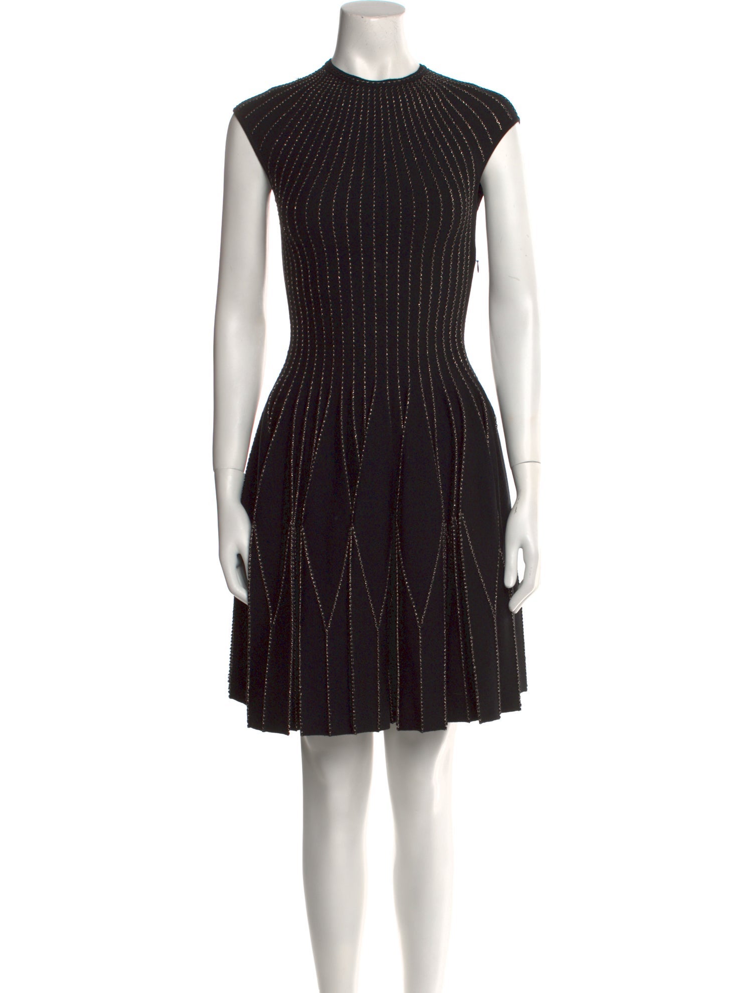 Alexander McQueen Wool Mini Dress