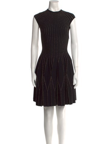 Alexander McQueen Dresses Wool Mini Dress XS