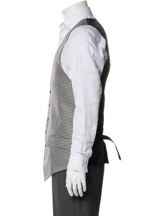 Alexander McQueen Houndstooth Print Vest
