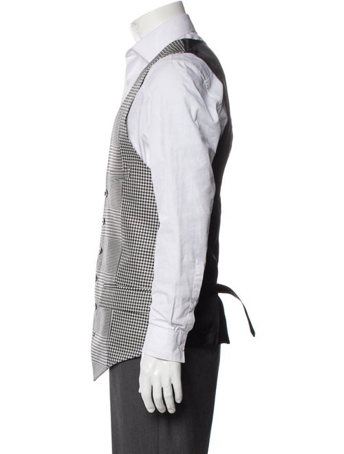 Alexander McQueen Houndstooth Print Vest