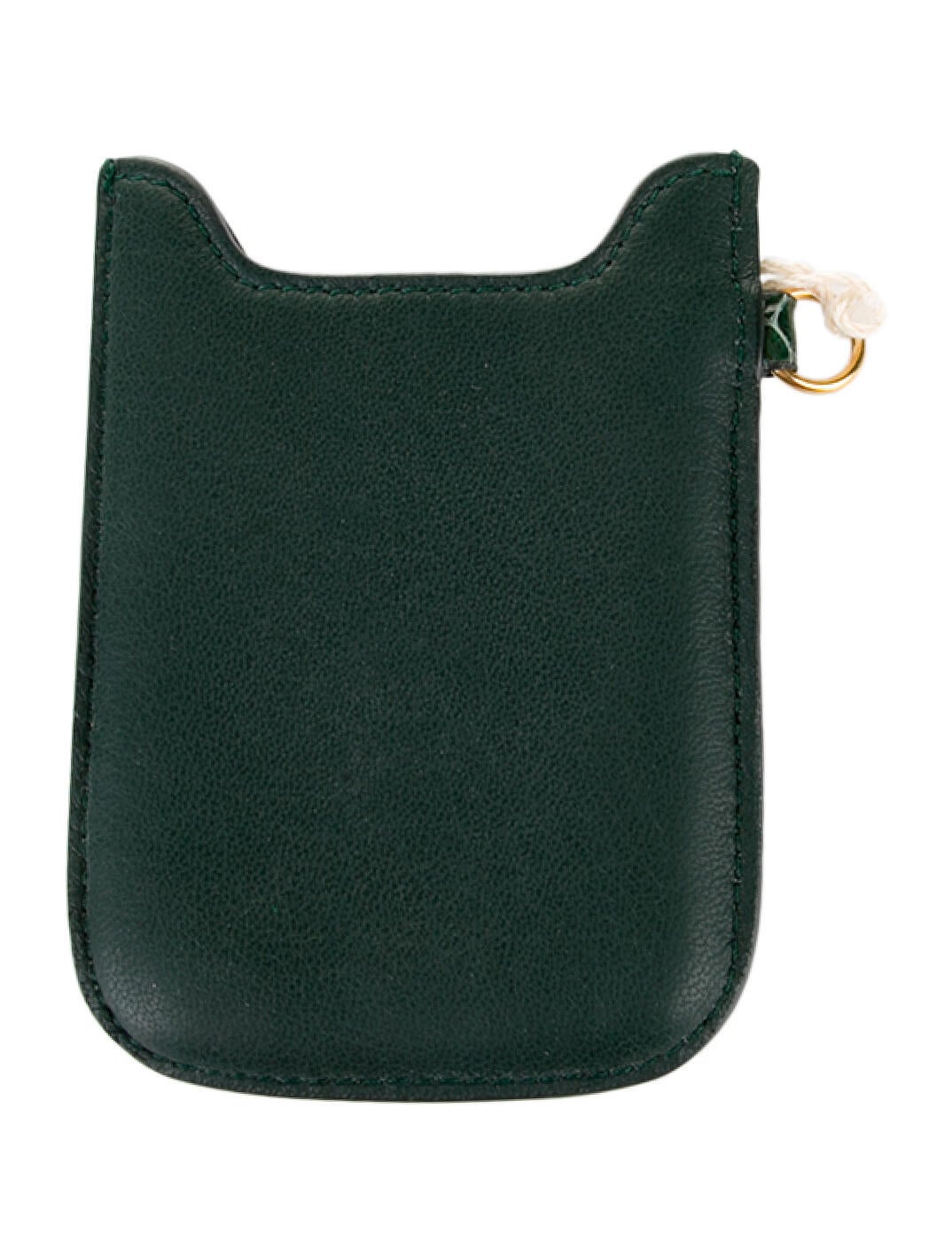 Alexander McQueen Embossed Leather Animal Print Card Holder