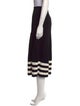 Alexander McQueen Striped Midi Length Skirt