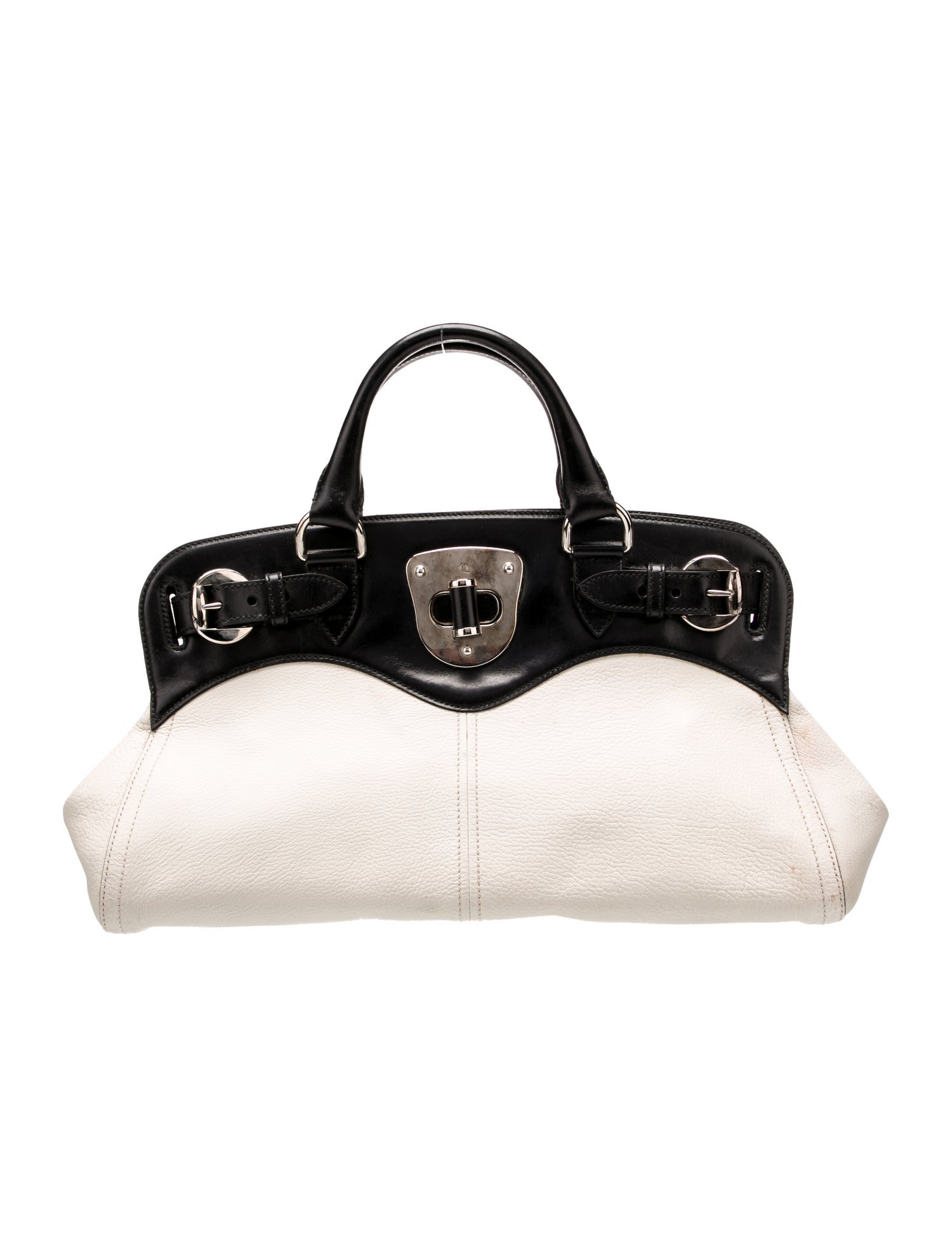 Alexander McQueen Leather Top Handle Bag