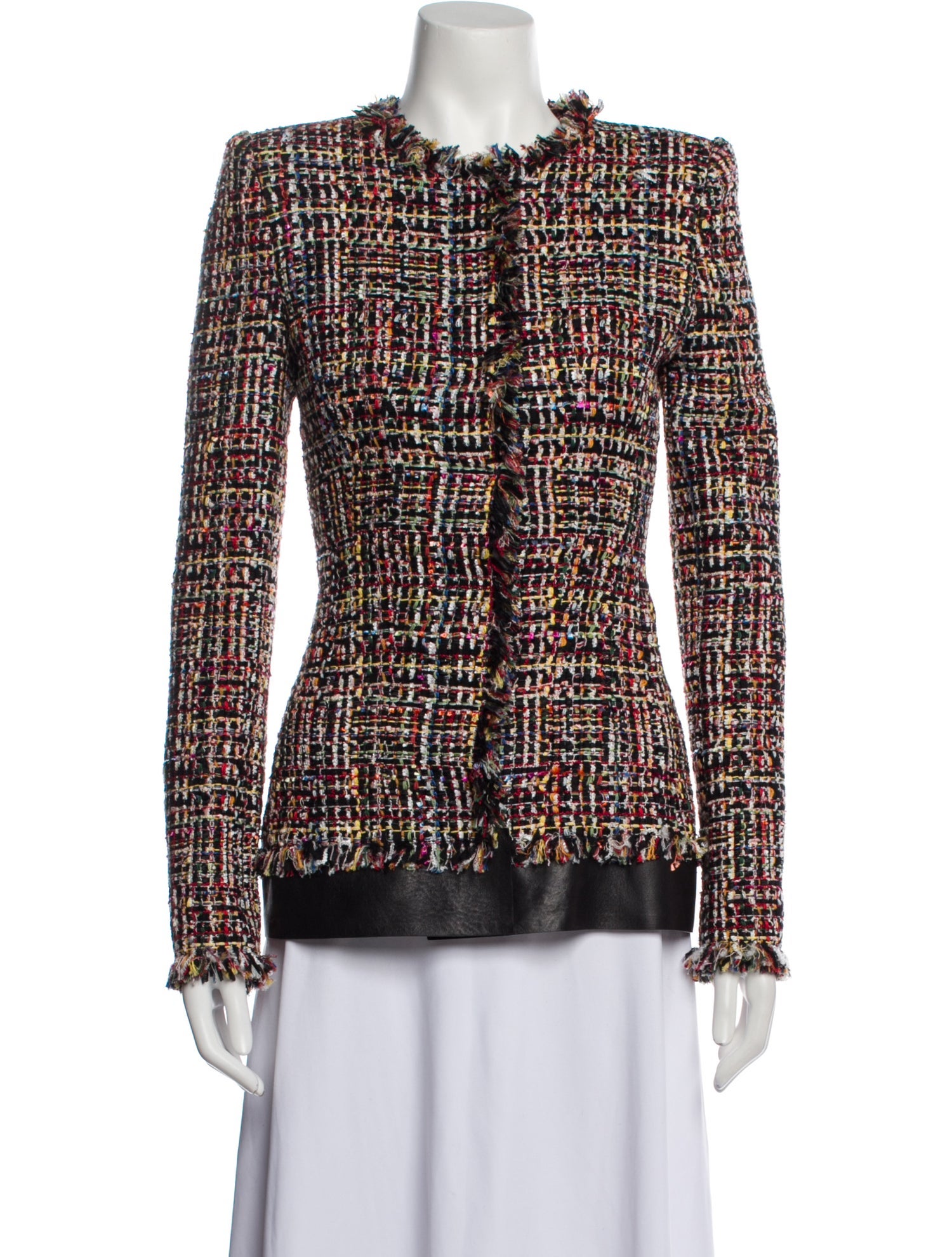 Alexander McQueen Tweed Pattern Jacket