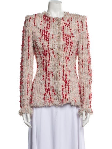 Alexander McQueen Jackets 2017 Tweed Pattern Jacket Us4, It40 | S