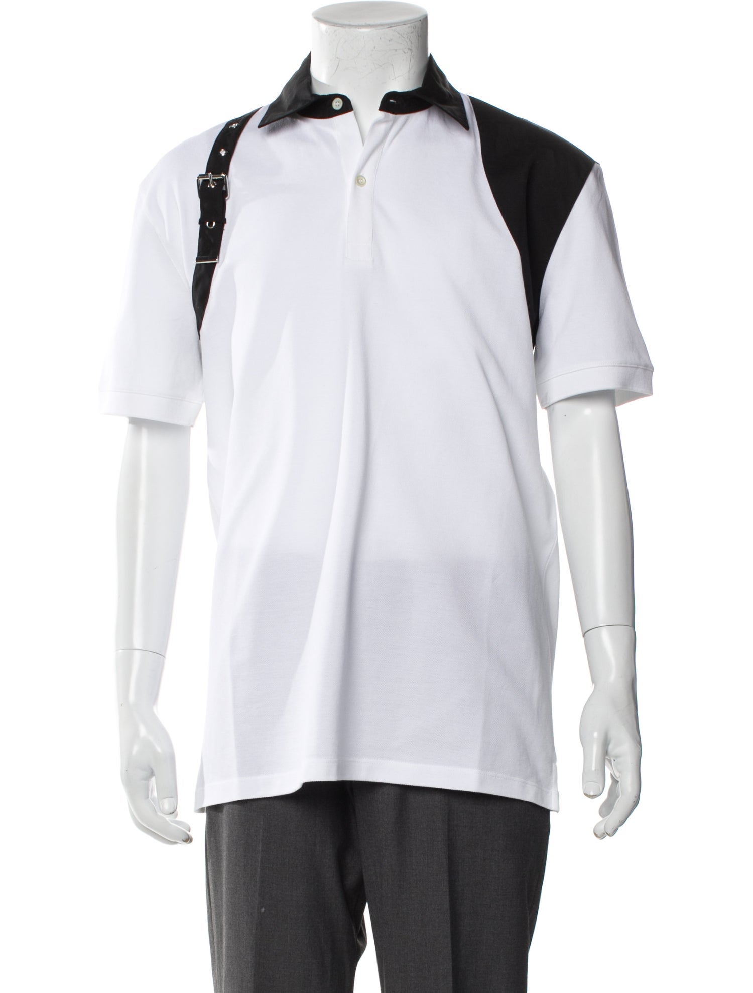 Alexander McQueen Crew Neck Short Sleeve Polo Shirt w/ Tags