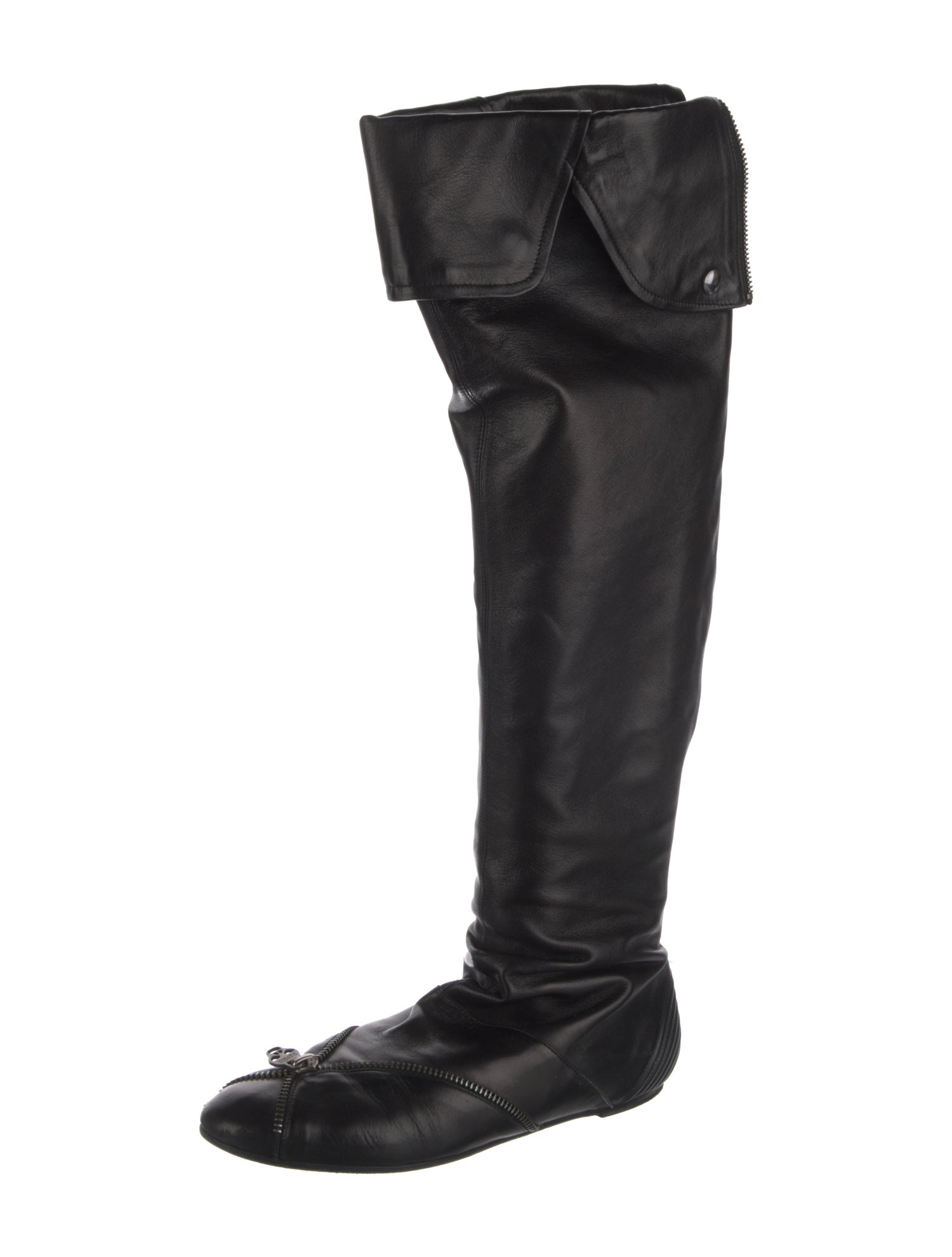 Alexander McQueen Skull Leather Boots