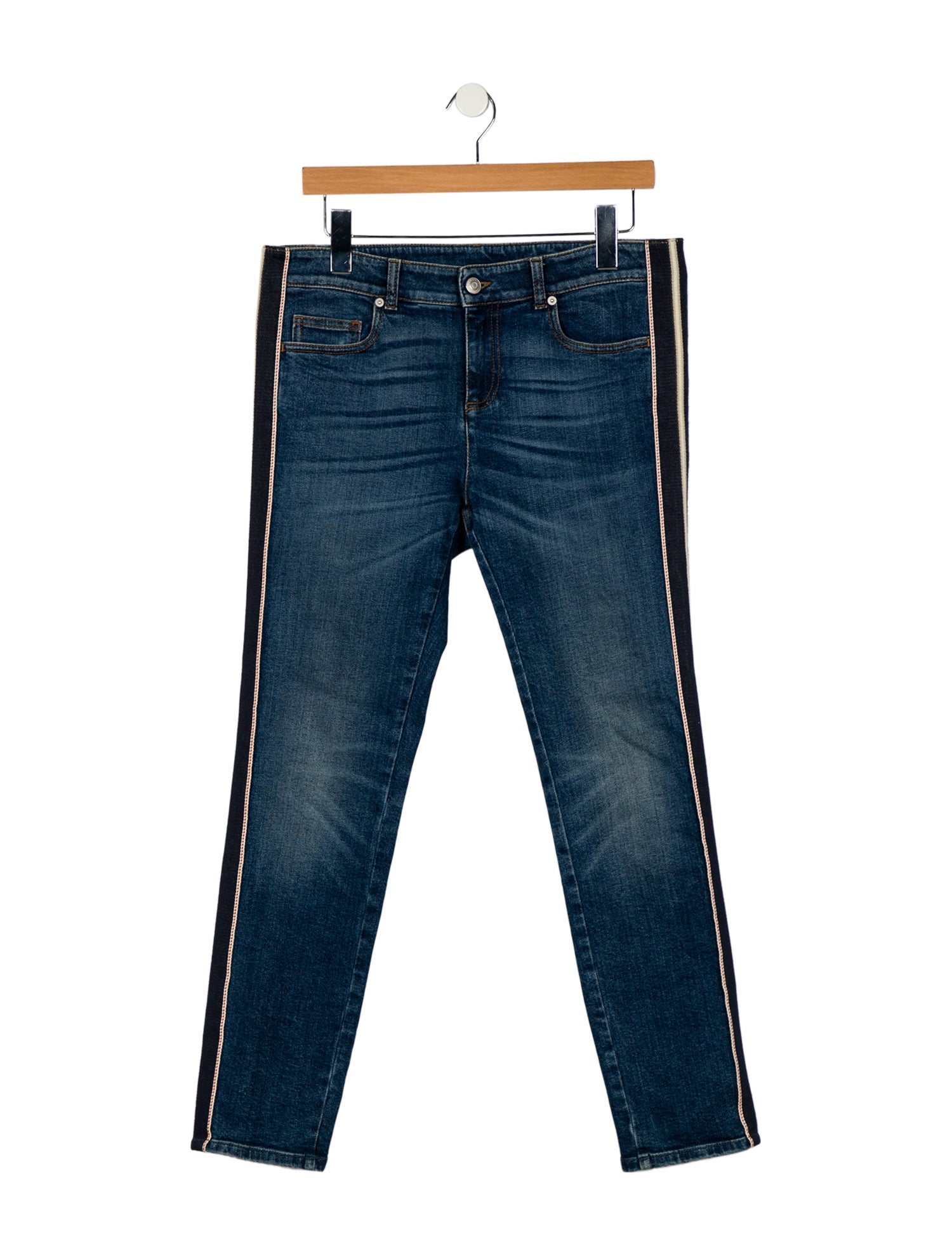 Alexander McQueen Mid-Rise Skinny Leg Jeans