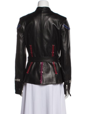 Alexander McQueen 2019 Lamb Leather Jacket