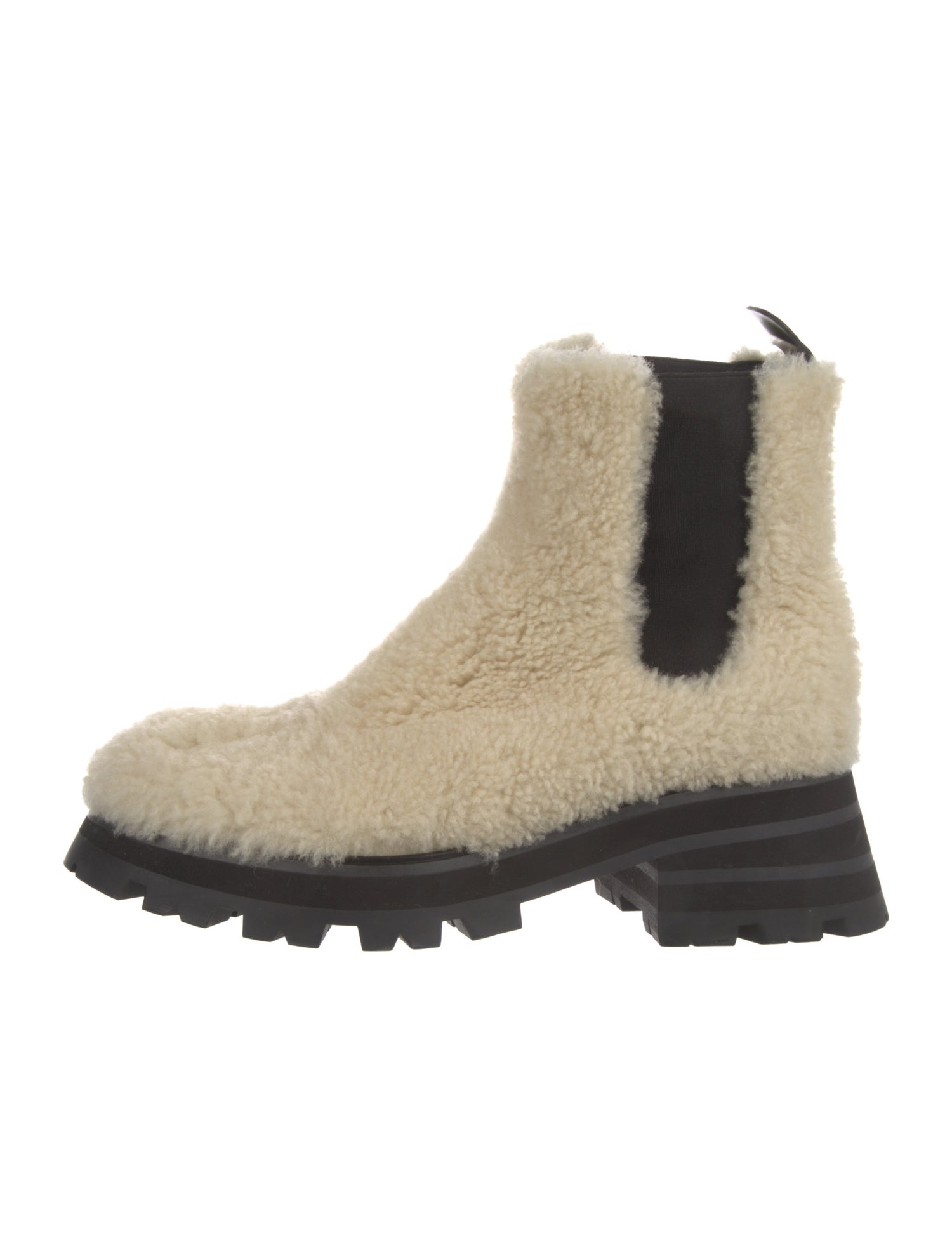 Alexander McQueen Shearling Chelsea Boots