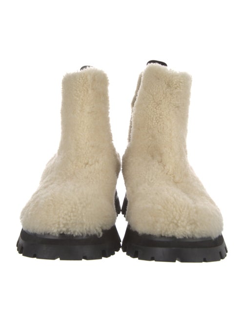 Alexander McQueen Shearling Chelsea Boots