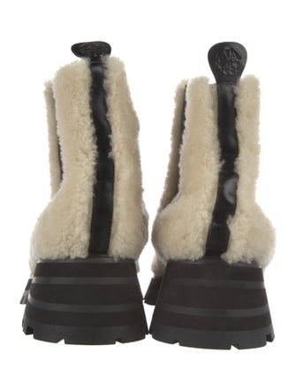 Alexander McQueen Shearling Chelsea Boots