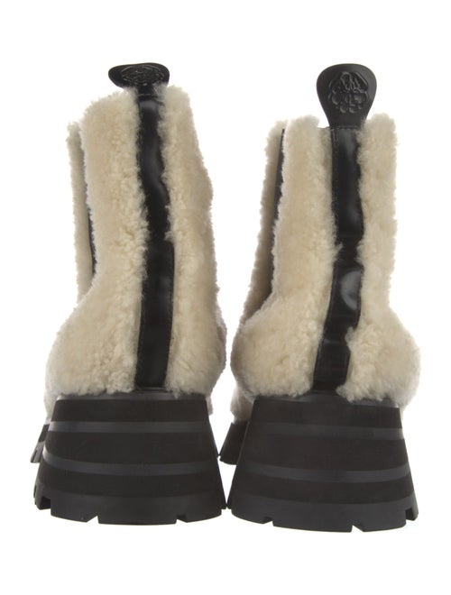 Alexander McQueen Shearling Chelsea Boots