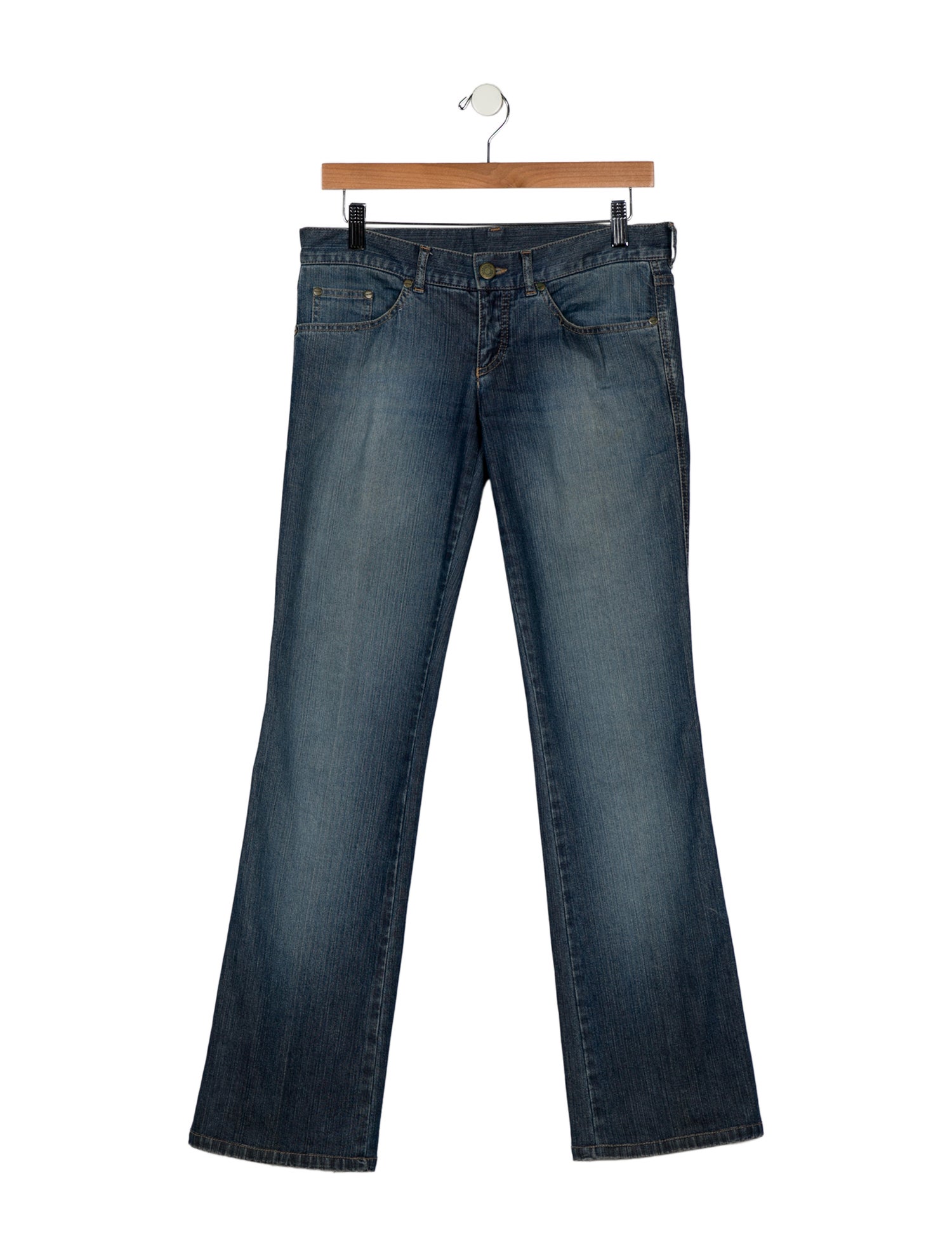 Alexander McQueen Low-Rise Wide Leg Jeans