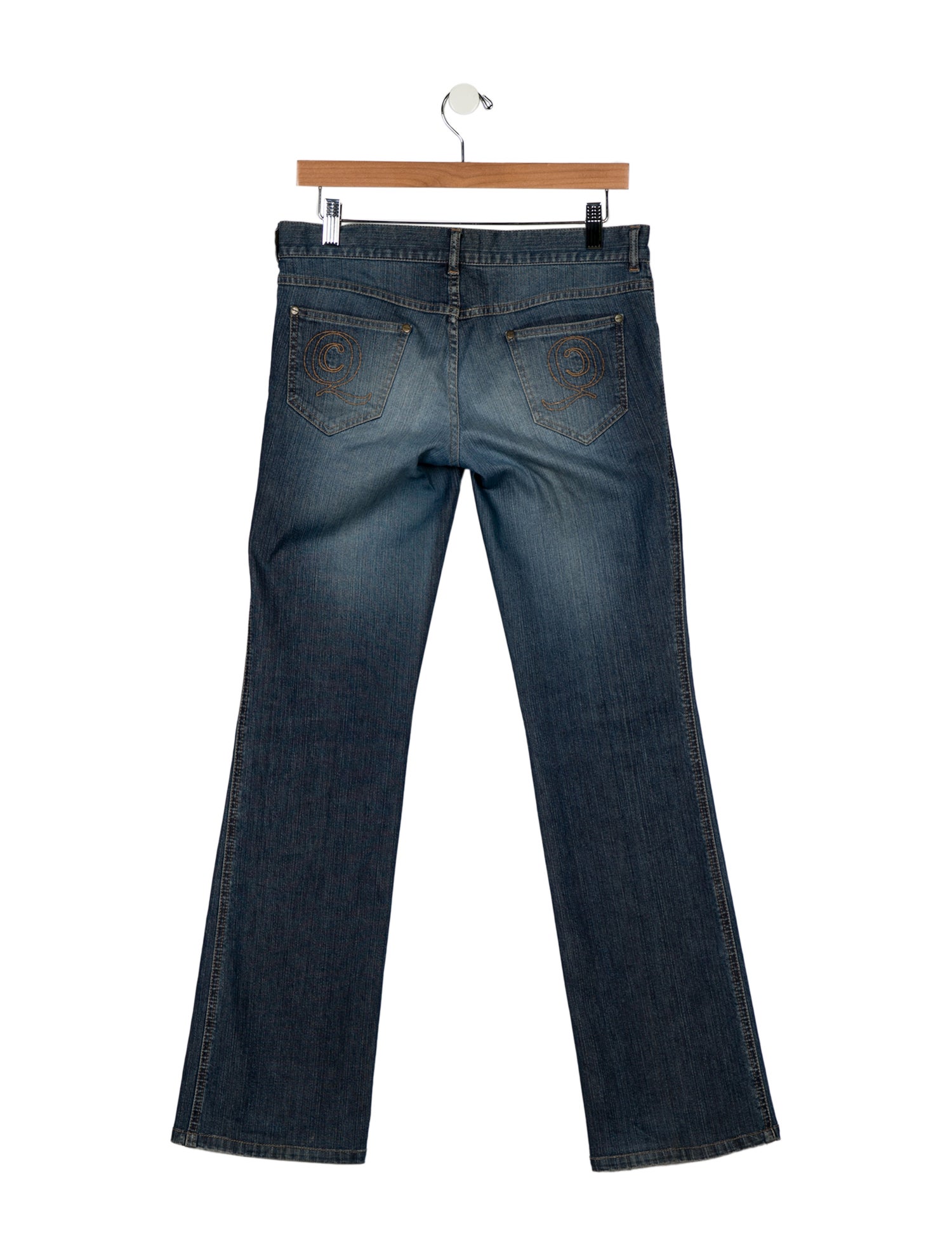 Alexander McQueen Low-Rise Wide Leg Jeans