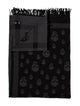 Alexander McQueen Skull Throw Blanket