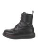 Alexander McQueen Leather Combat Boots