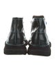 Alexander McQueen Leather Combat Boots