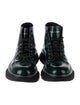 Alexander McQueen Leather Combat Boots