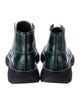 Alexander McQueen Leather Combat Boots