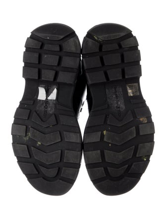 Alexander McQueen Leather Combat Boots