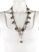 Alexander McQueen Resin & Crystal Charm Multistrand Necklace